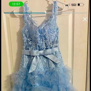 Beautiful sky blue dress